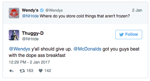 Wendy's Twitter Exchange