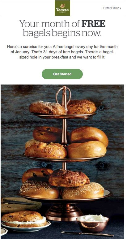 Panera Email Marketing, Be the Lime Award